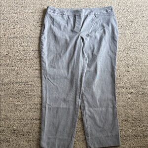 Dalia Women's delicate pinstripe Blue Ankle Pants